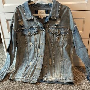 Studded Denim Jacket